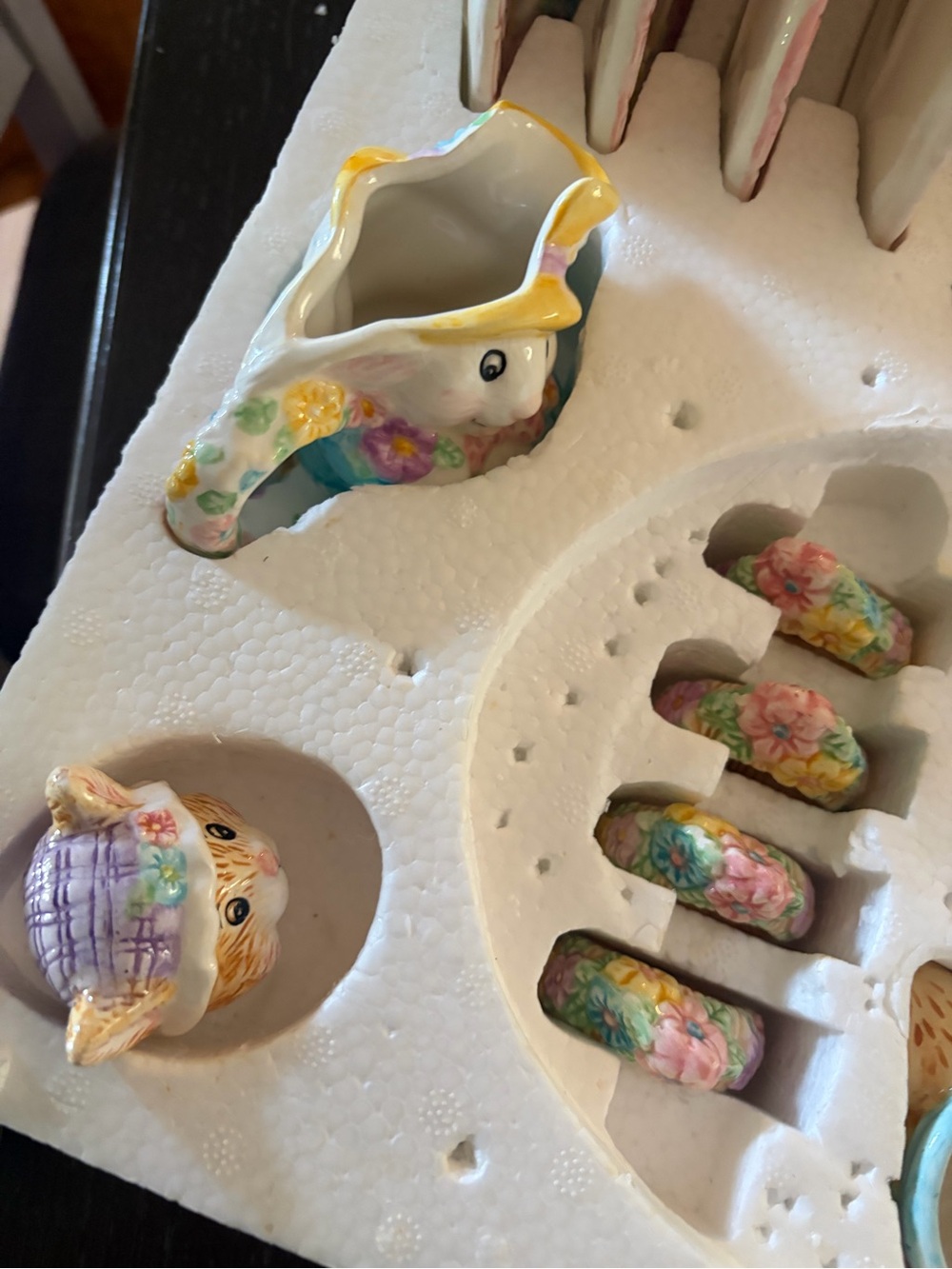 Mercuries Bunnies In The Garden Tea Set 1994 - Picture 6 of 16